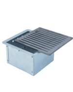 Griglia 23,5x23,5 + cassetto H14 cm