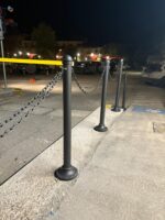 Dissuasore in acciaio Saturno