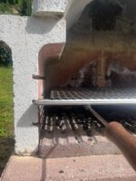 Graticola con manici in legno 67x40 cm - immagine 2