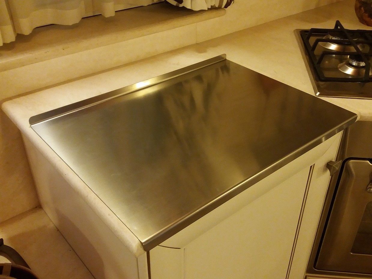 Spianatoia in Acciaio Inox 300x500 mm