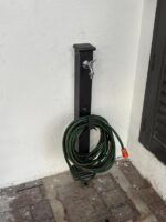 Fontana a colonna mod. Sparta con rubinetto cod. 303/C + base + portatubo - immagine 5