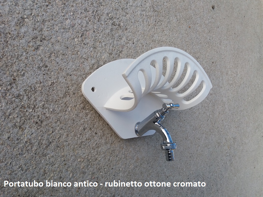 Porta tubo da muro in alluminio