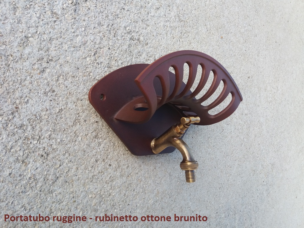 Porta tubo da muro in alluminio