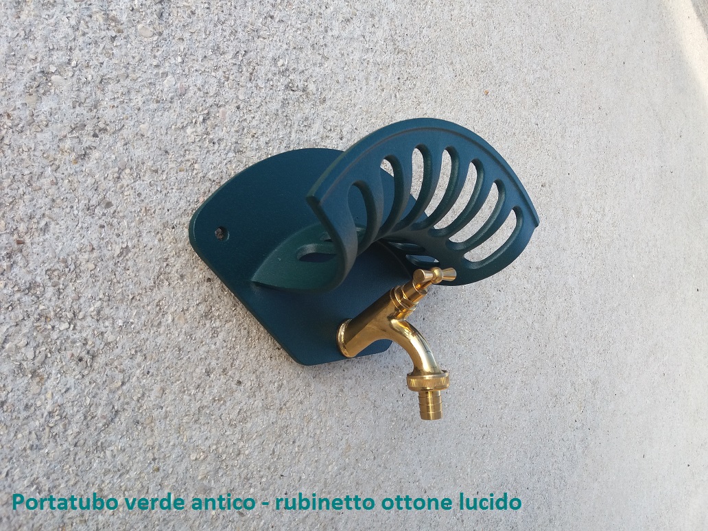 Porta tubo da muro in alluminio