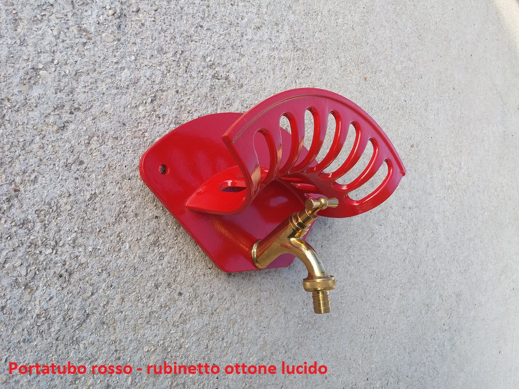 Porta tubo da muro in alluminio