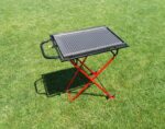 Barbecue a gas pieghevole con piastra in ghisa
