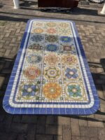 PIANO RETTANGOLARE MOD. CRETA IN MOSAICO - immagine 3