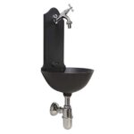 Fontana a muro Malaga con rubinetto 303/C e sifone