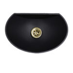 Vasca a muro mod. 600 + sifone in ottone Lucido - immagine 2