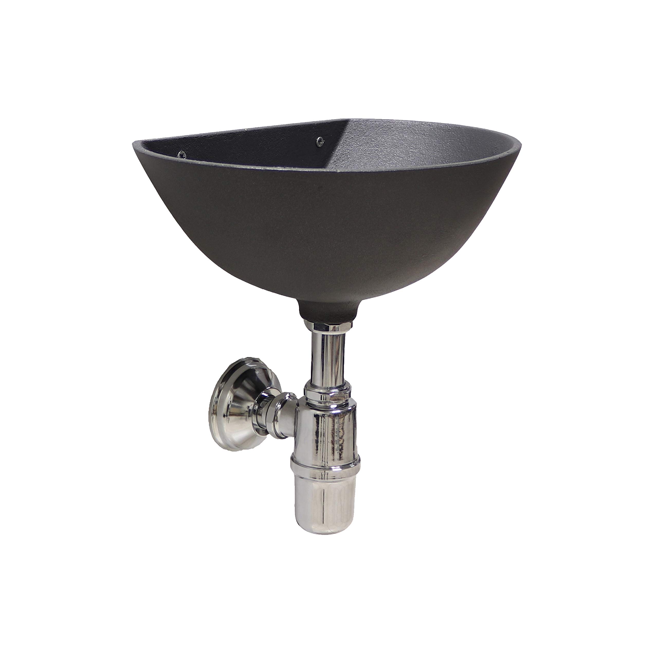 Vasca a muro mod. 600 + sifone in ottone Cromato