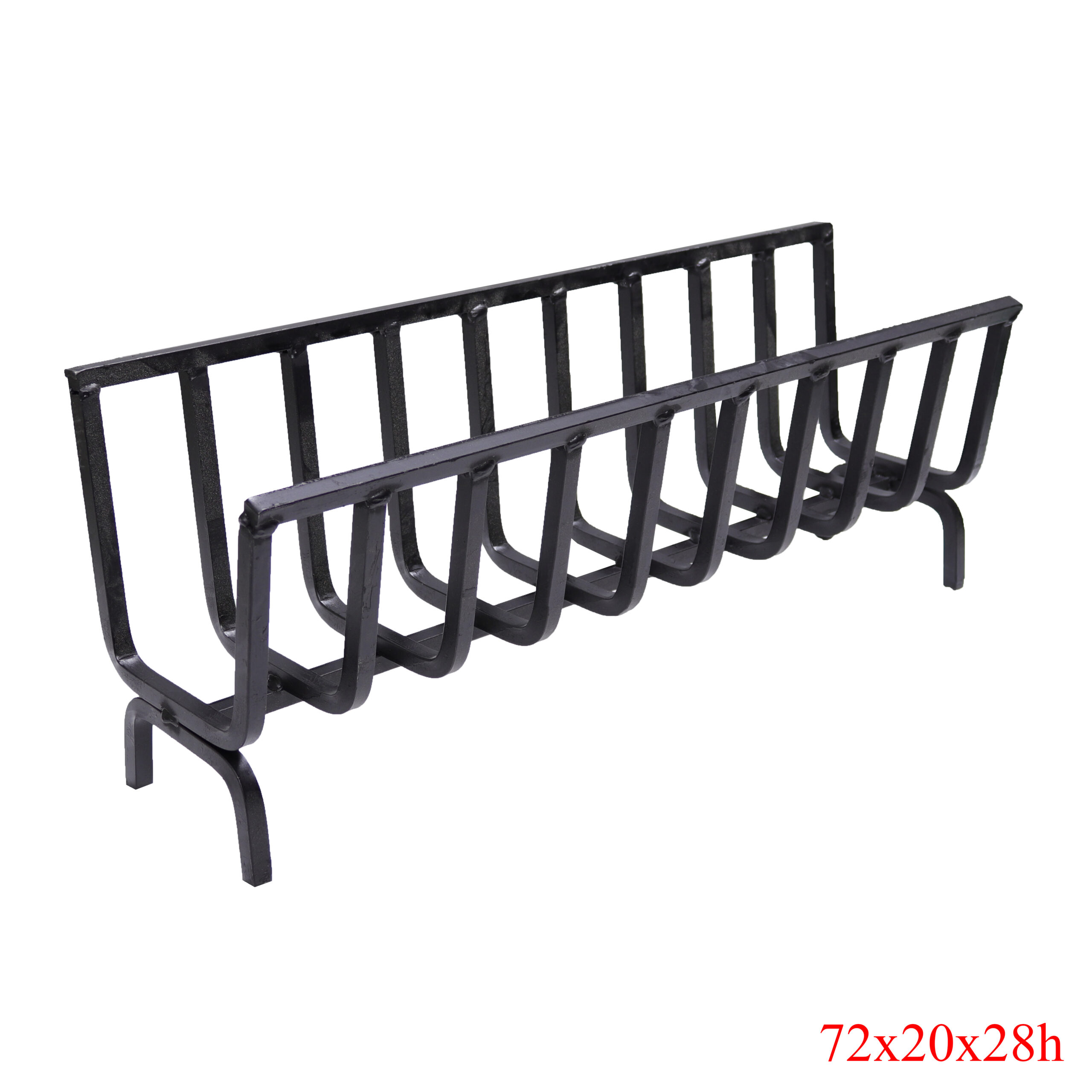 Braciere in ferro cod. 72x20x28 h cm