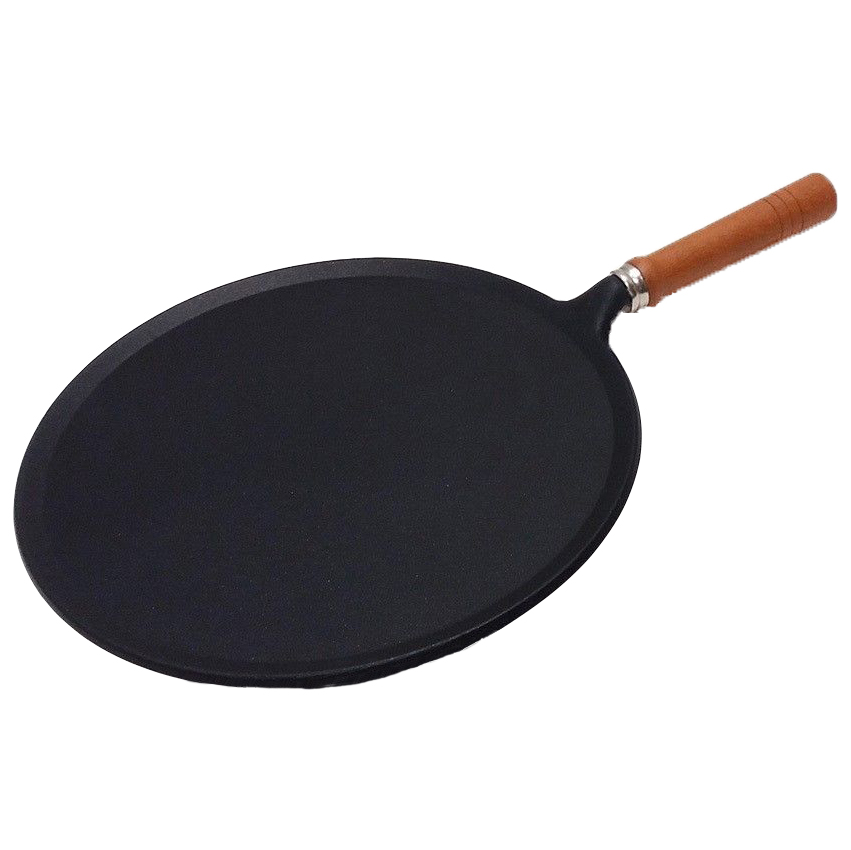 Piastra in alluminio testo antiaderente grigio ghisa diam. cm 29,5