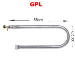 Bruciatore a "U" mod. GPL 55x22 cm - immagine 3