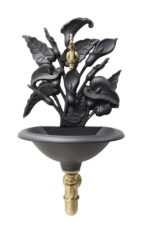 Fontana a muro Calla con rubinetto 303/B e sifone