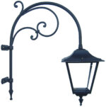 Braccio a muro Capri con lanterna