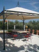 Gazebo in ferro battuto modello Smeraldo