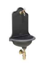 Fontana a muro Cordova con rubinetto 303/B e sifone