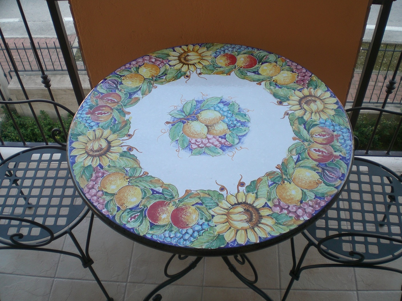 Piano per tavolo in pietra lavica modello Catania