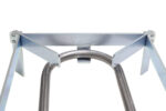 Fornello acciaio inox con bruciatore a gas e pietra lavica cm 60x40 barbecue - immagine 3