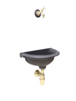 Fontana a muro mod. Taormina con rubinetto cod. 303/L + sifone