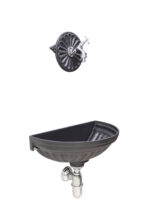Fontana a muro Versilia rosone liberty grande 303C e sifone