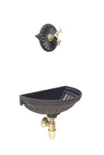 Fontana a muro Versilia rosone liberty grande 303L e sifone