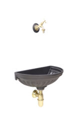 Fontana a muro Versilia rubinetto 303/L e sifone