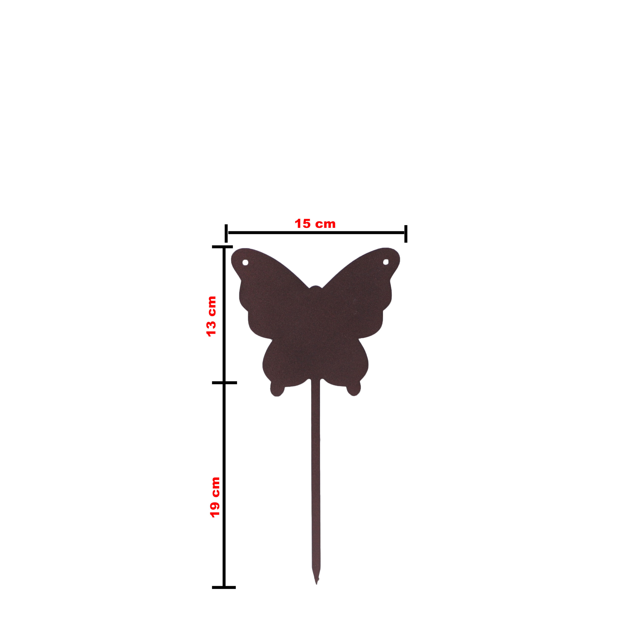 Farfalla Grande in ferro zincato