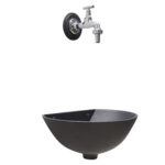 Fontana a muro mod. 600 con rubinetto cod. 195/C