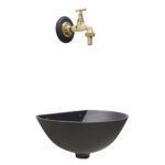 Fontana a muro mod. 600 con rubinetto cod. 195/L