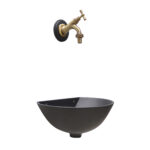 Fontana a muro mod. 600 con rubinetto cod. 303/B