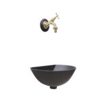 Fontana a muro mod. 600 con rubinetto cod. 303/L