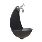 Fontana a muro Luna con rubinetto 303/C