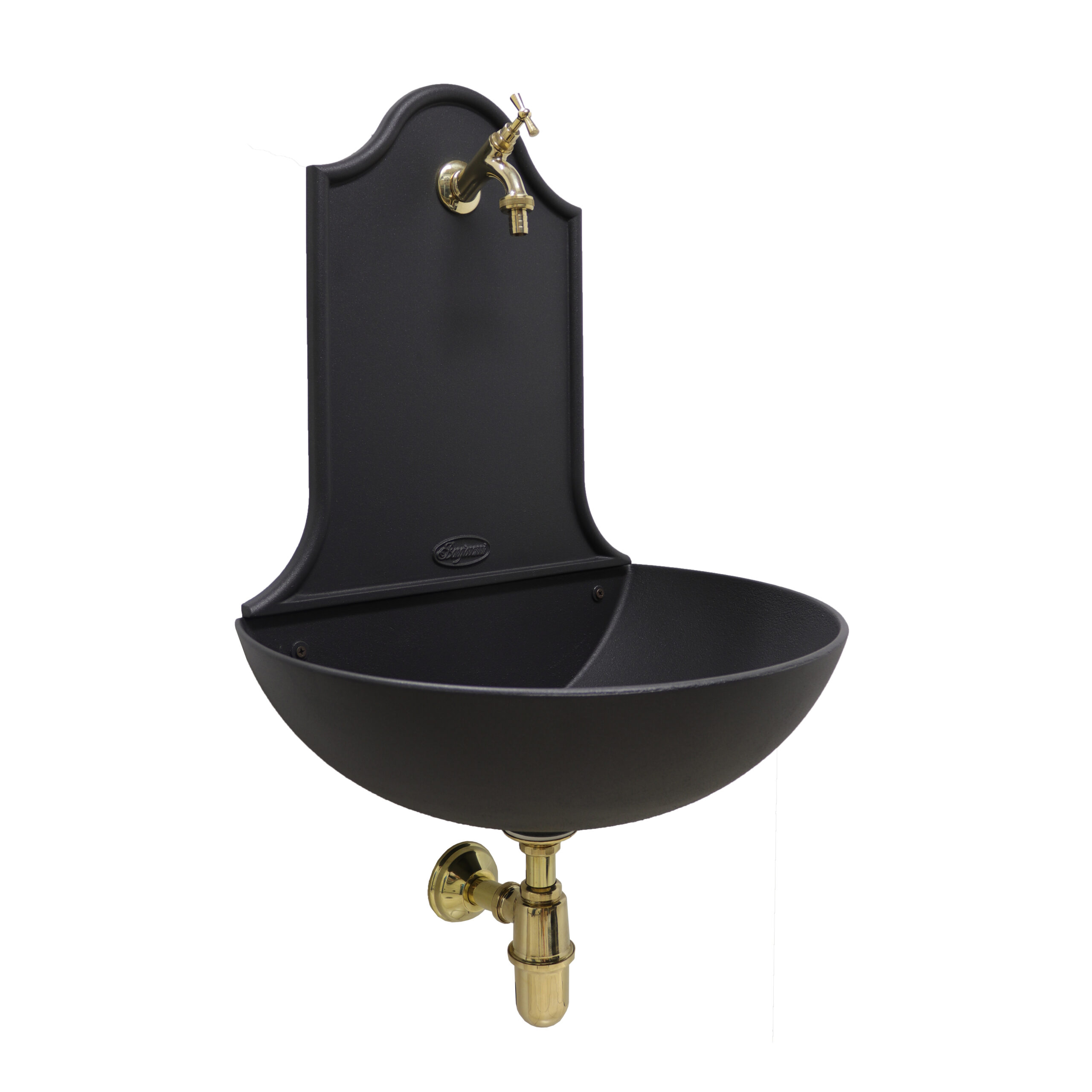 Fontana a muro Marbella con rubinetto 303/L e sifone