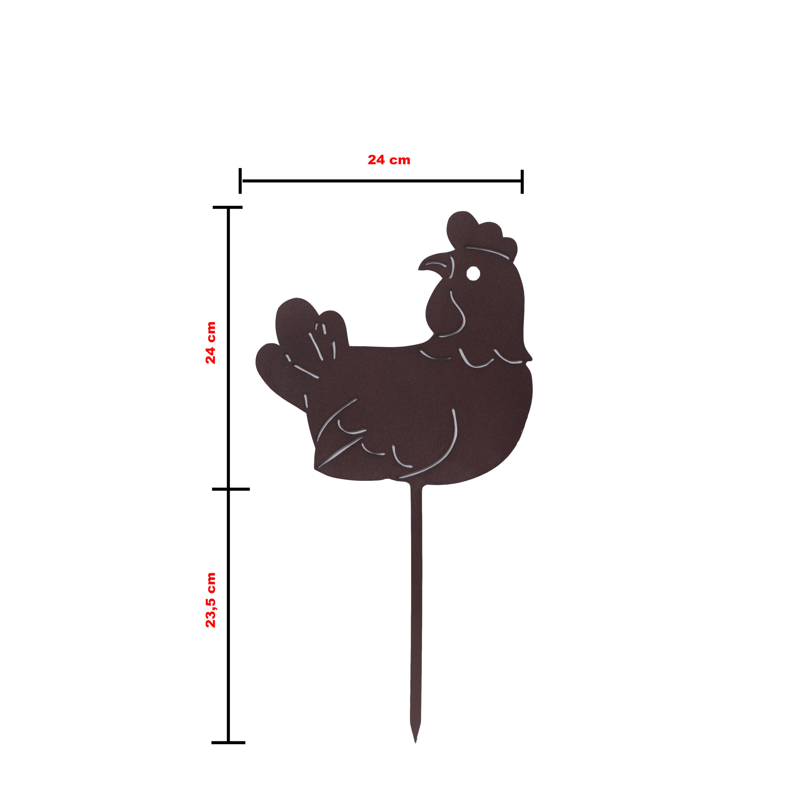 Gallina in ferro zincato