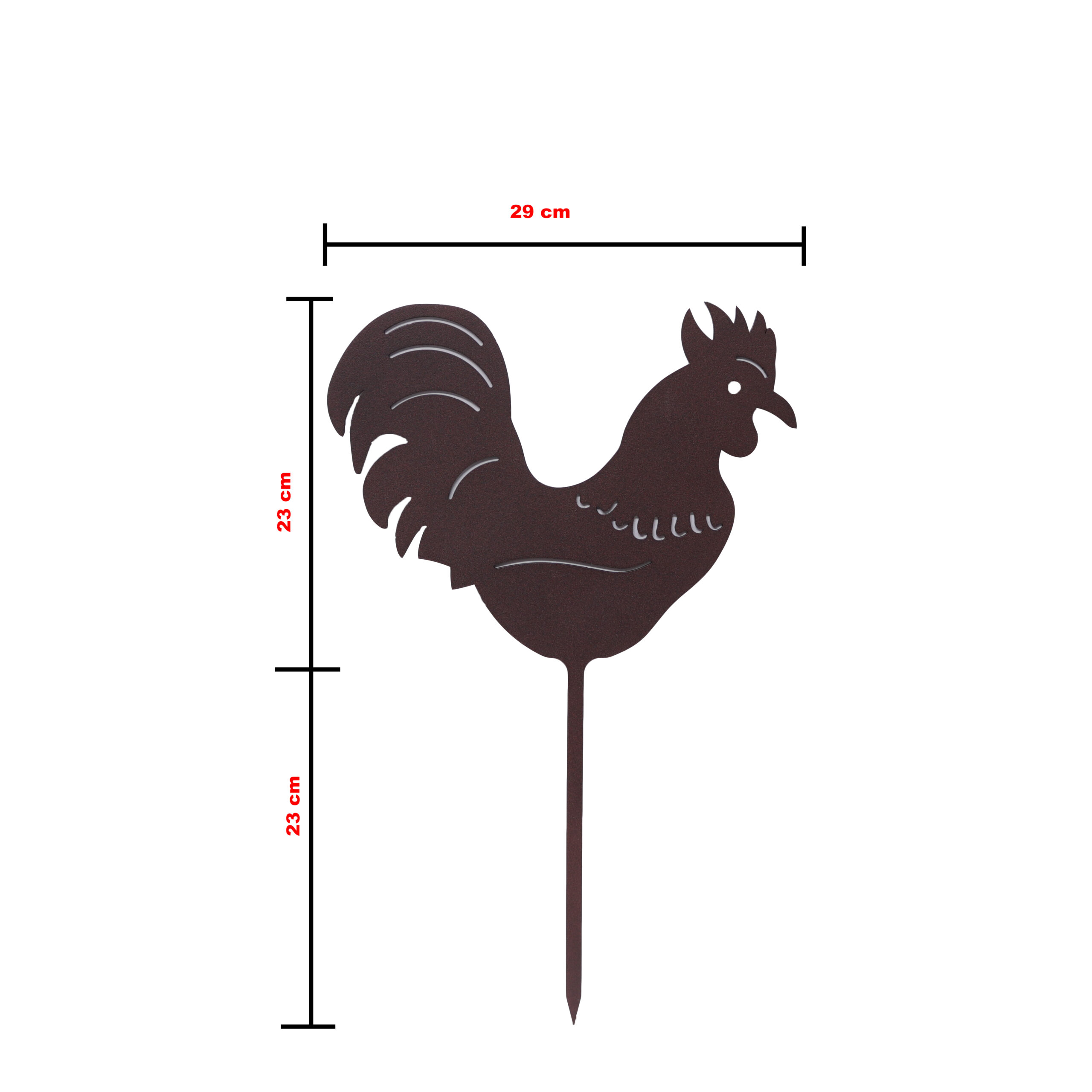 Gallo piccolo in ferro zincata