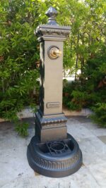 Fontana a colonna in ghisa modello Milano h125