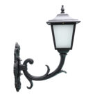 Braccio a muro Foglia piccola con lanterna