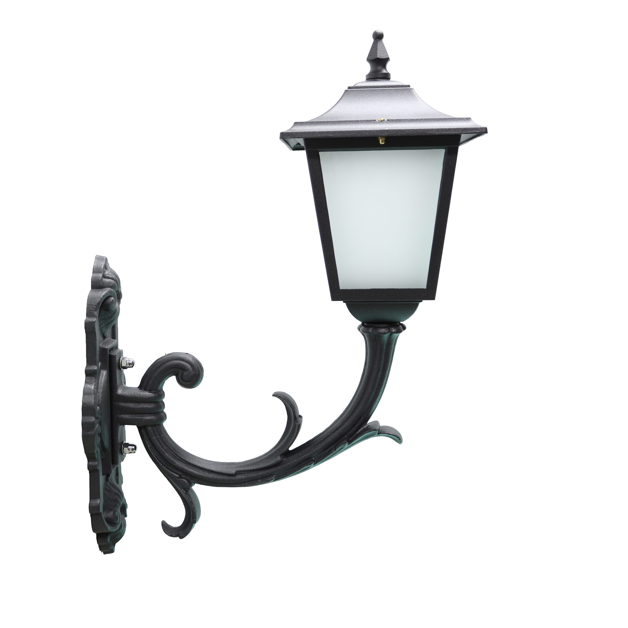 Braccio a muro Foglia piccola con lanterna