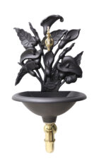 Fontana a muro Calla con rubinetto 303/L e sifone