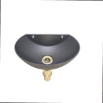 Vasca a muro mod. 600 + sifone in ottone Lucido - immagine 5