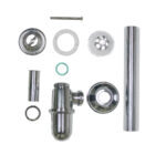 Sifone in ottone cromato con piletta - immagine 4