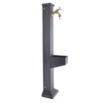 Fontana a colonna mod. Sparta con rubinetto cod. 303/B + base + vasca