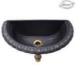 Fontana a muro Liberty con rubinetto 147 + sifone - immagine 3