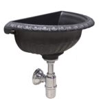 Vasca Liberty + sifone in ottone cromato