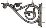 Mensola decorativa in ghisa modello MB60