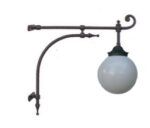 Braccio a muro Praiano con globo