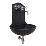 Fontana a muro Gran Canaria con gruppo lavello 404/C e sifone