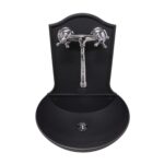 Fontana a muro Gran Canaria con gruppo lavello 404/C e sifone - immagine 2