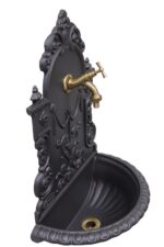 Fontana a muro Granada con rubinetto 303/B e sifone - immagine 2